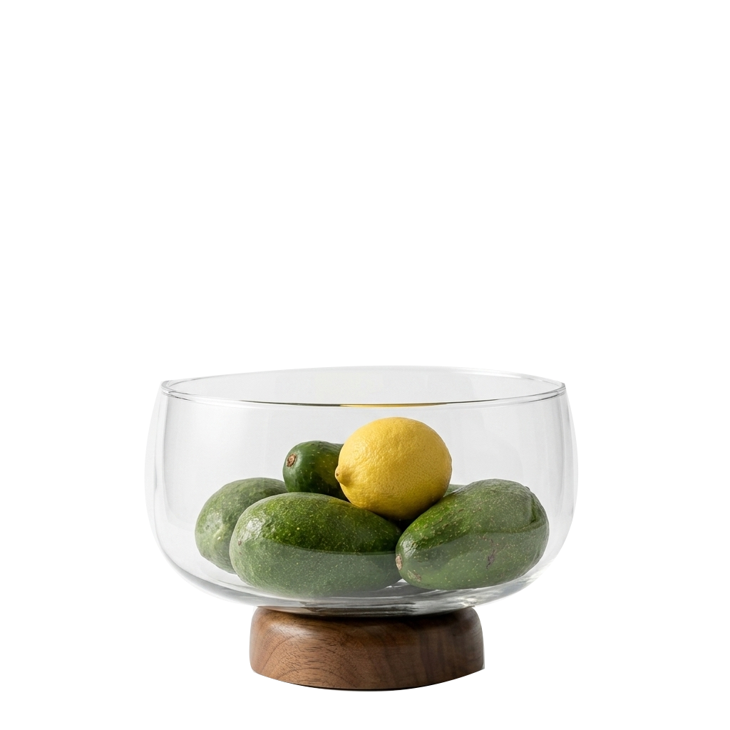 Glass Pedestal Bowl