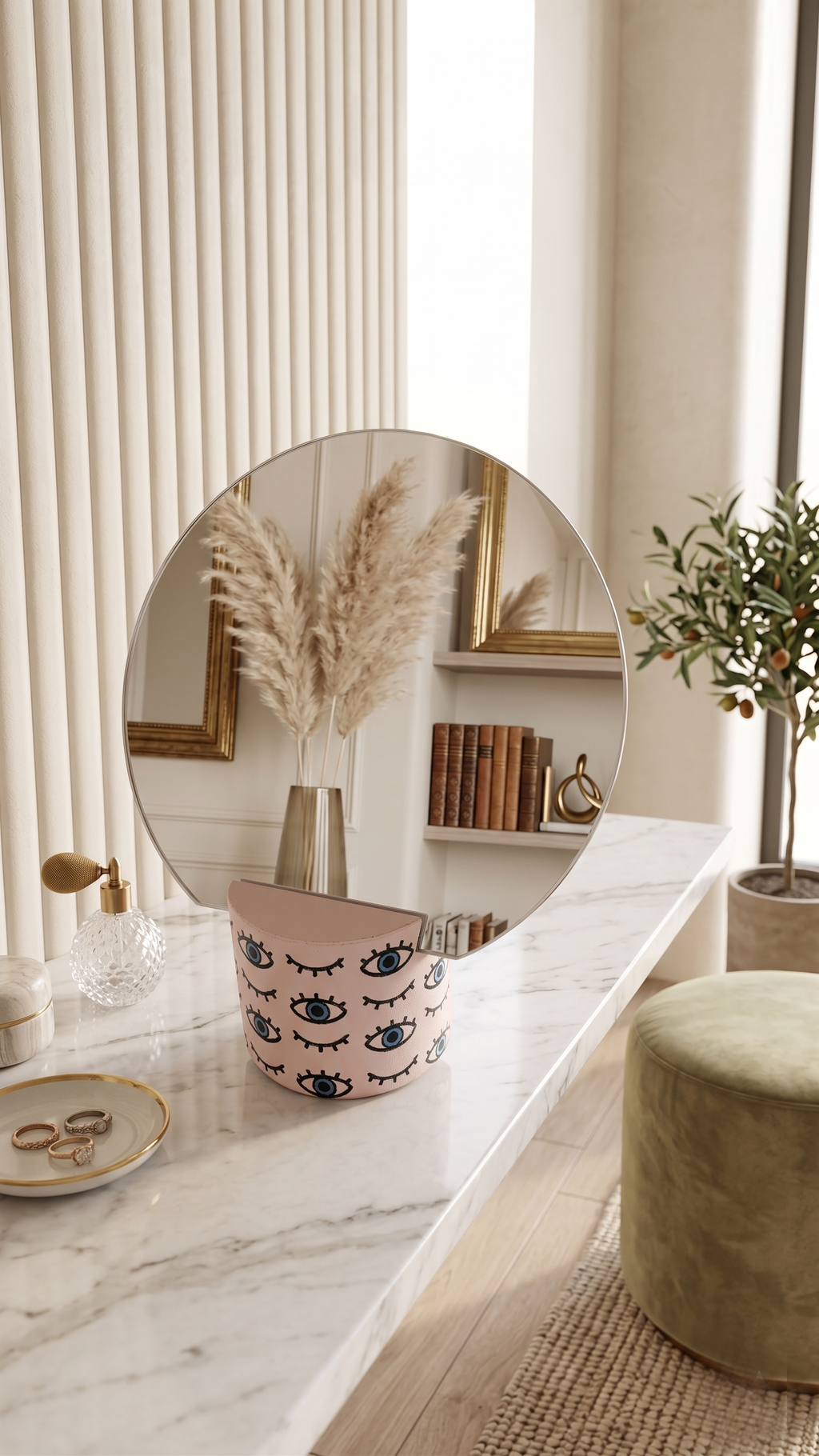 Minimalist Modern Mirror Stand