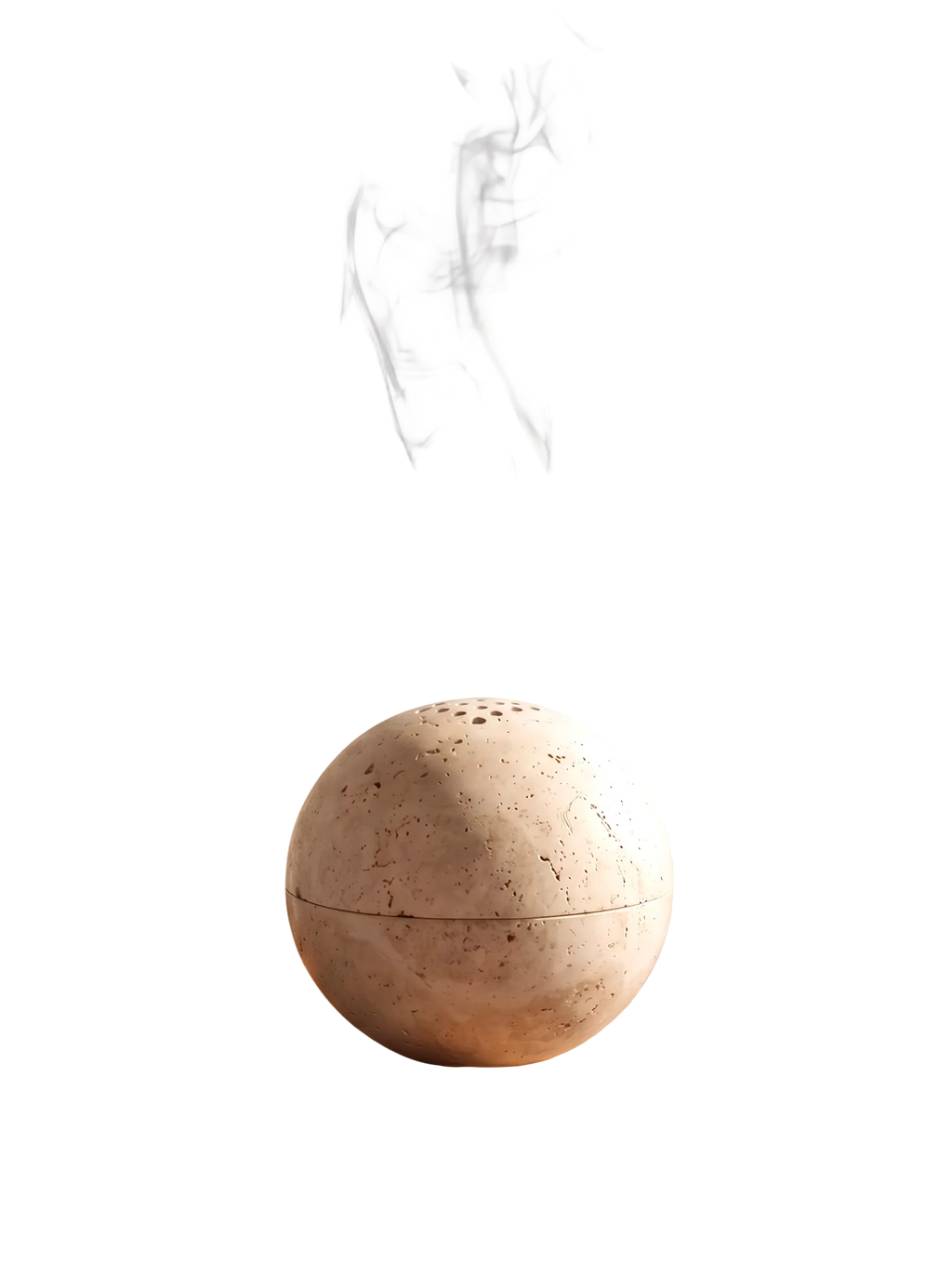 Travertine Incense Burner
