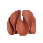 Terracotta Wave Sculpture