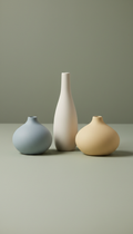 Sculptural Vase in Matte Ceramic