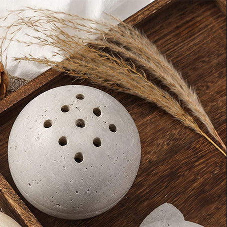 Travertine Incense Burner